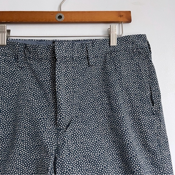 J. Crew • Floral Blue Patterned Club Shorts - Picture 2 of 5